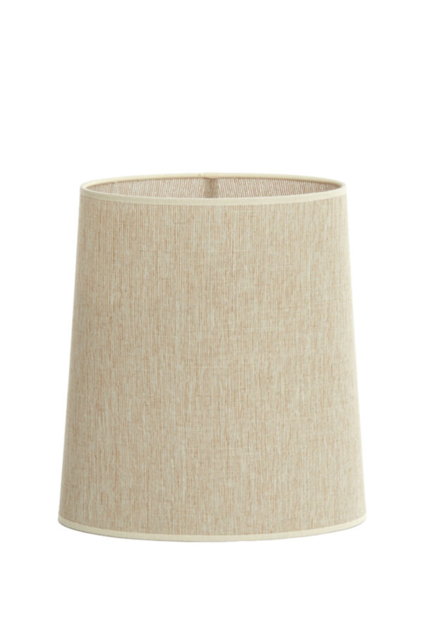 Lampenkap beige stoffen cilindervormig Light & Living Breska - H 33 cm - Image 2