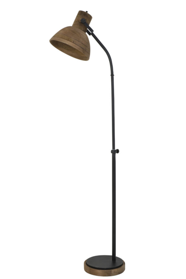 Industriële vloerlamp hout Light & Living Imbert - H 129 cm - Image 3