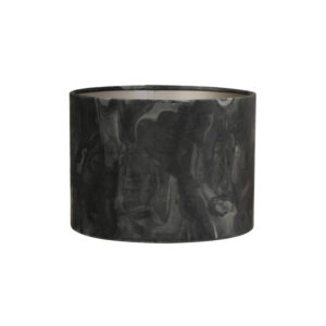 Zwarte marmeren lampenkap cilinder Light & Living Marble - Ø 30 cm