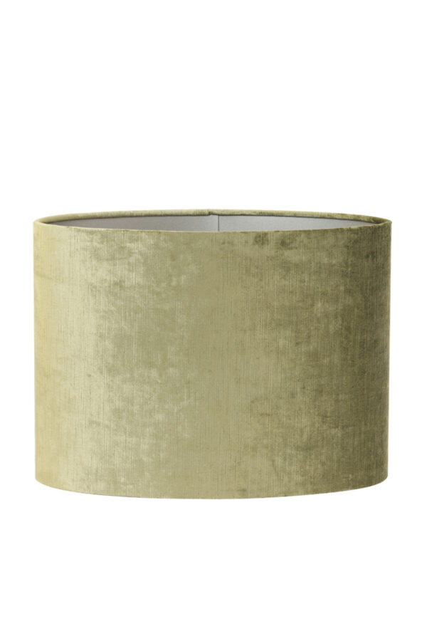 Groene stof cilinder lampenkap Light & Living Gemstone - H 25 cm - Image 2