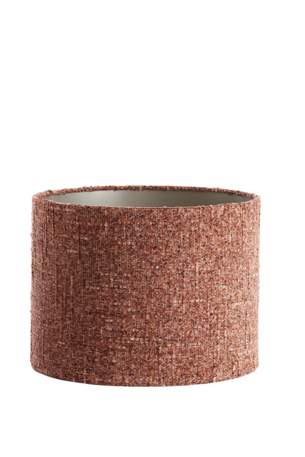 Stoffen lampenkap terracotta kleur Light & Living Osire - Ø 40 cm - Image 2