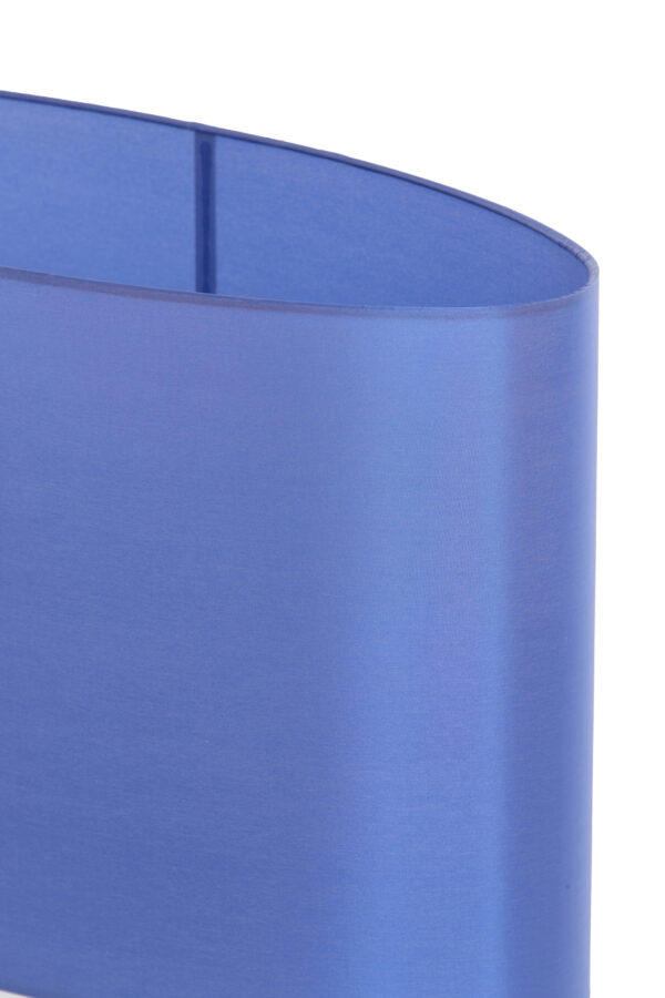 Blauwe cilindervormige lampenkap voor verlichting Light & Living Paradox - H 32 cm - Image 5