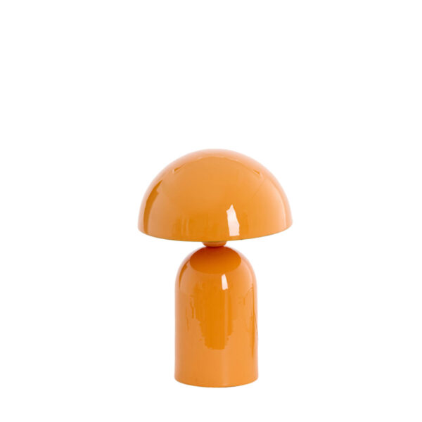 Oranje tafellamp glanzend Light & Living Tolima - H 35 cm