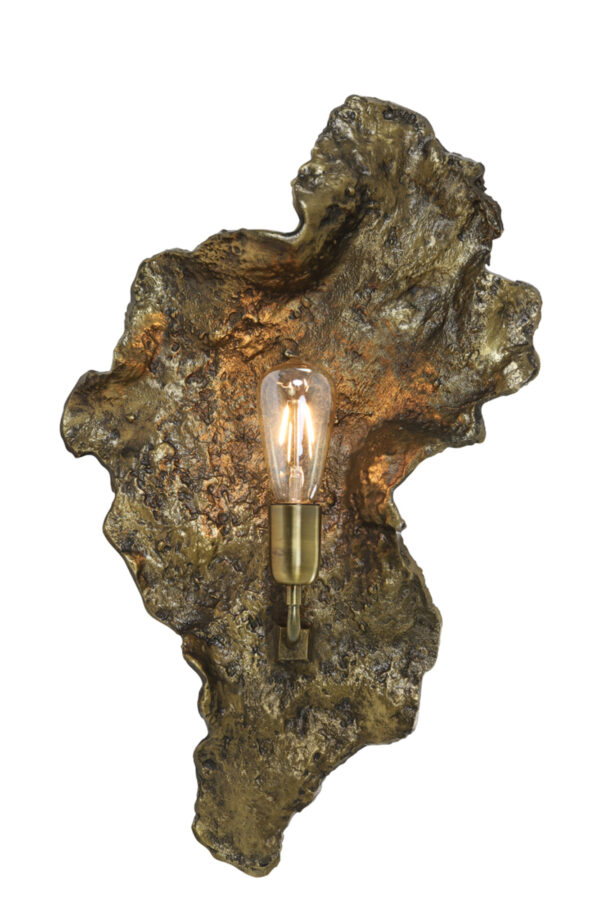 Sculpturale wandlamp goud patina Light & Living Sidomi - wandlamp - H 62 cm - Image 5