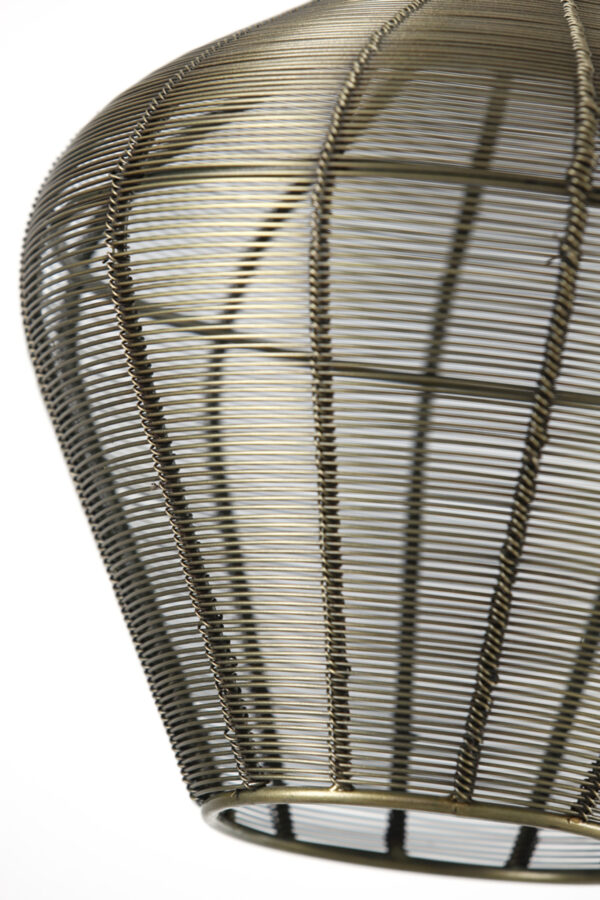 Rotan hanglamp metaal look Light & Living Alvaro - H 160 cm - Image 8