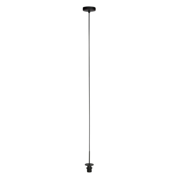 Zwarte hanglamp met E27 fitting en verstelbaar snoer Mexlite HaloSwap - Ø 10 cm - Image 2