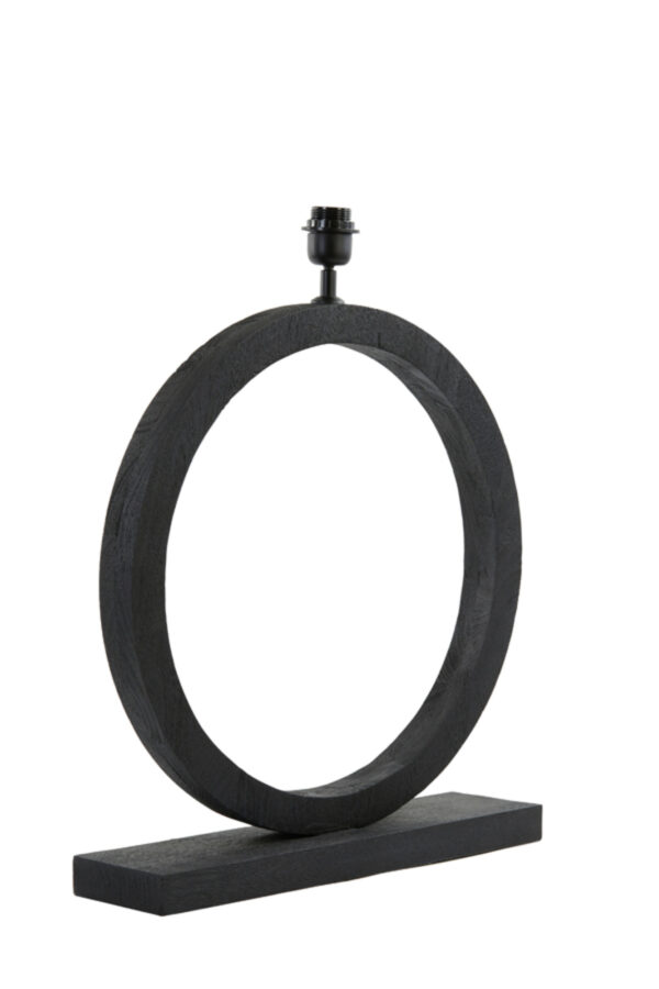 Zwarte lampenvoet in ronde vorm Light & Living Tinar - H 64 cm - Image 3
