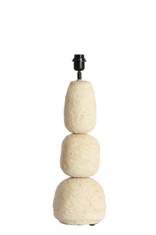 Moderne witkleurige lampenvoet Light & Living Marree - H 52 cm - Image 3
