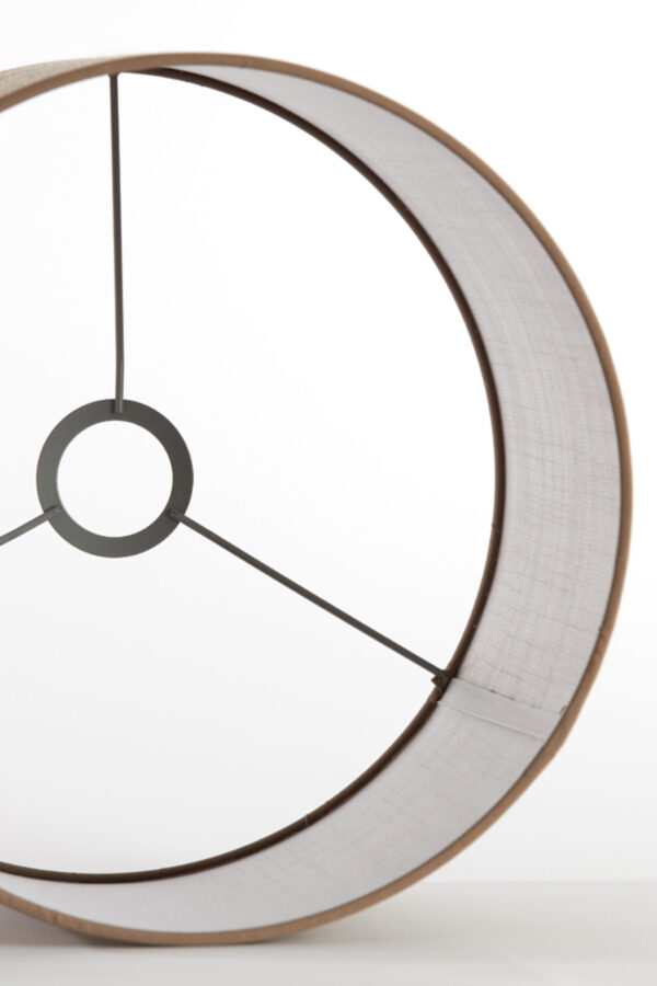 Stoffen lampenkap beige cilindervormig Light & Living Caden - Ø 30 cm - Image 5