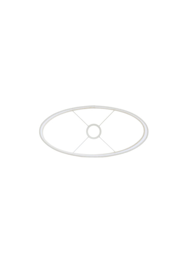 Witte stoffen lampenkap cilindrisch Light & Living Livigno - H 19 cm - Image 8