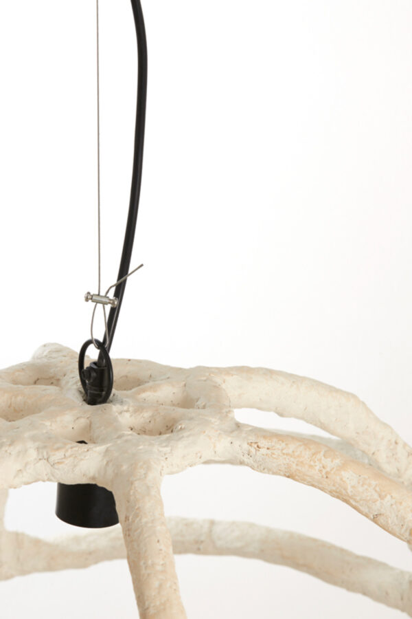 Open hanglamp in beige natuurlijke stijl Light & Living Porila - Ø 70 cm - Image 5