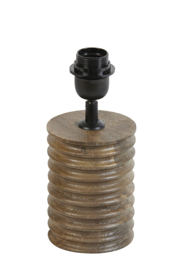 Houten lampvoet met fitting Light & Living Mauro - H 25 cm - Image 3