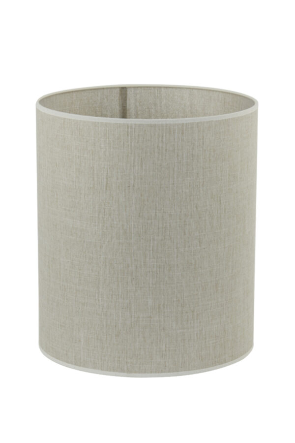Cilindrische stoffen lampenkap beige Light & Living Breska - Ø 35 cm - Image 2