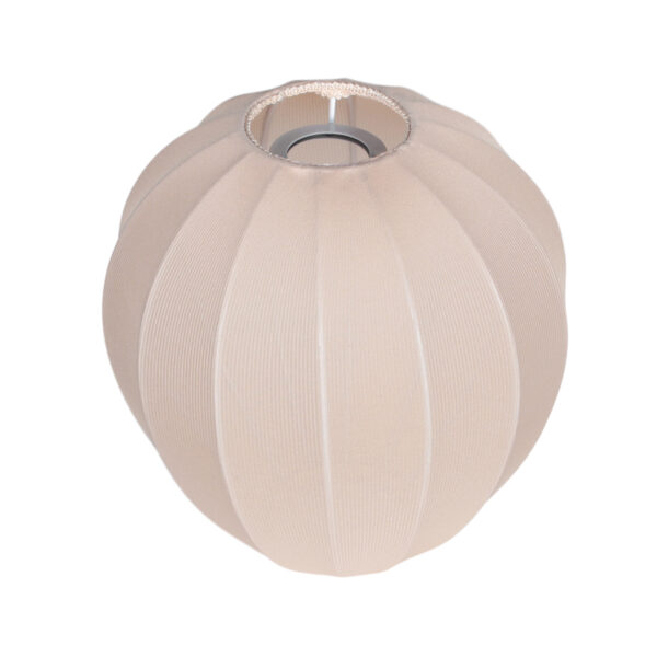 Beige textiele druppelvormig kapje Mexlite - Ø 25 cm - Image 2