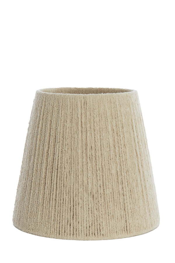 Beige stoffen lampenkap ribbelafwerking Light & Living Medana - Ø 30 cm - Image 2