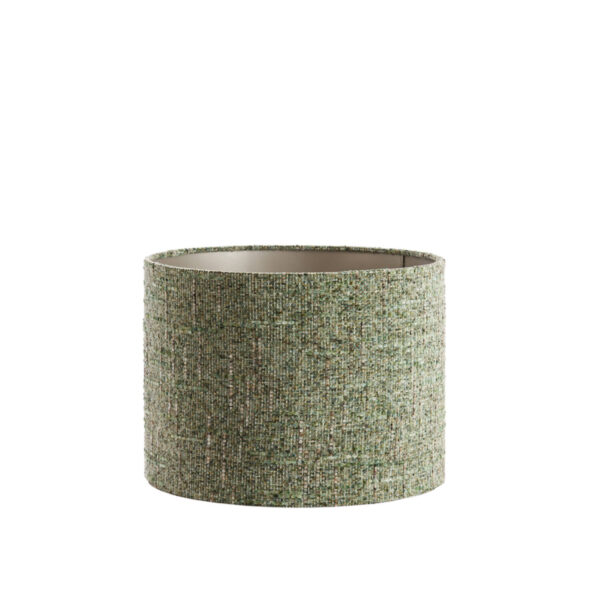 Cilindervormige groene stoffen lampenkap Light & Living Osire - Ø 40 cm