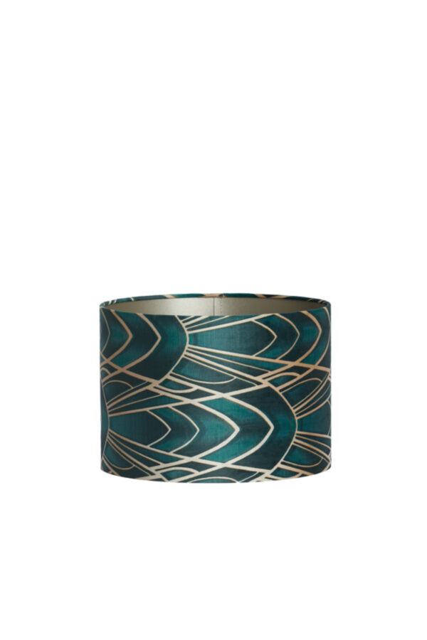 Groene lampenkap met patroon Light & Living Tiara - Ø 30 cm - Image 2