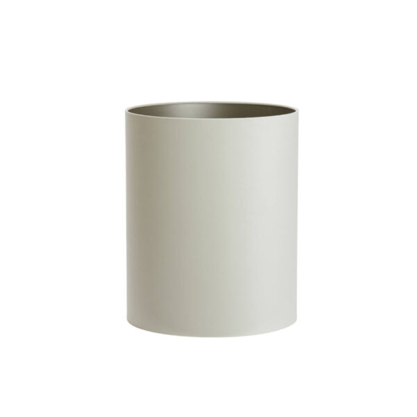 Cilindervormige lampenkap in grijs Light & Living Velours - Ø 40 cm