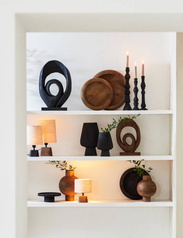 Beige kleur stoffen lampenkap Light & Living Livigno - H 23 cm - Image 4