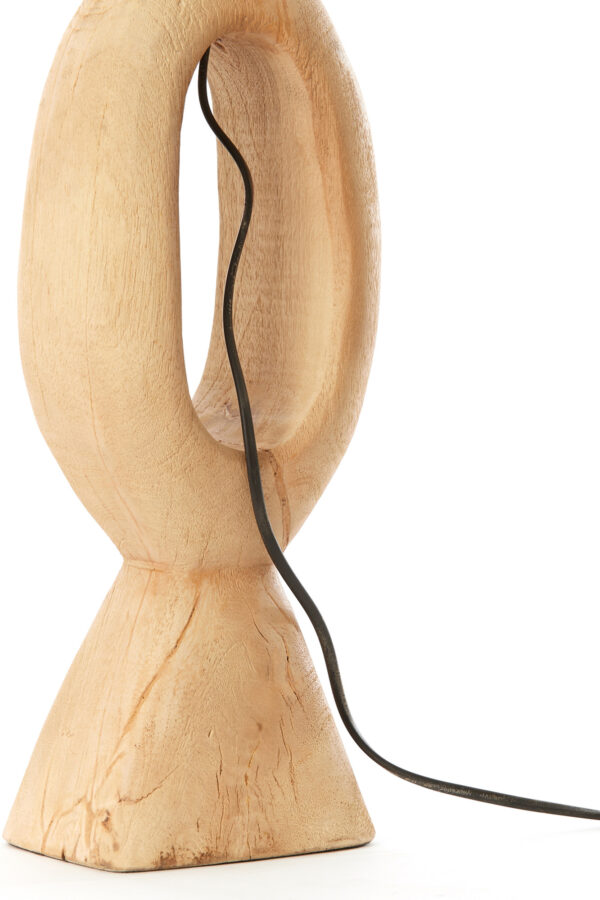 Houten lampvoet decoratief Light & Living Django - H 58 cm - Image 6
