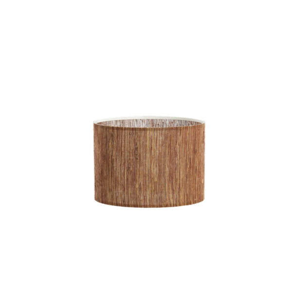 Bruine cilindervormige lampenkap in stijl Light & Living Omis - Ø 30 cm