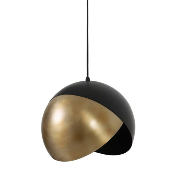 Zwart-gouden hanglamp met geometrisch design Light & Living Namco - Ø 30 cm