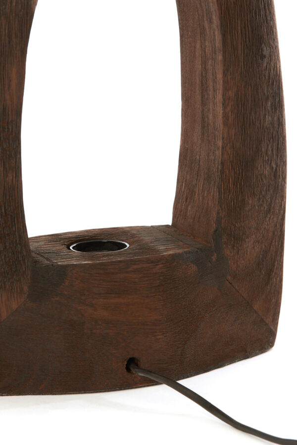 Moderne lampvoet van hout Light & Living Carini - H 35 cm - Image 6