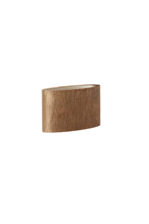 Gouden cilinder lampenkap voor sfeer Light & Living Flair - H 25 cm - Image 3