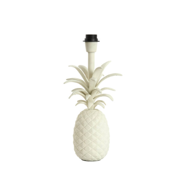 Ananasvormige lampvoet wit Light & Living Pineapple - H 37 cm