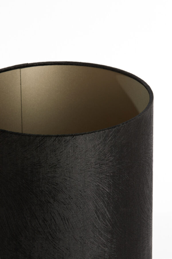 Cilindervormige lampenkap zwart Light & Living Lubis - Ø 30 cm - Image 3