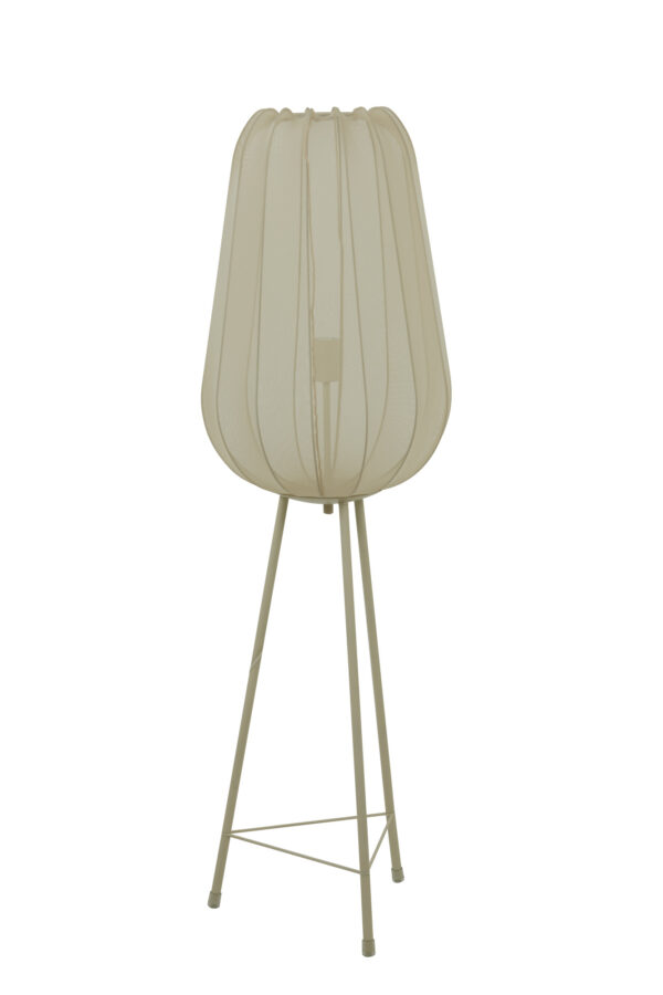 Beige vloerlamp op statief Light & Living Plumeria – H 132 cm - Image 2