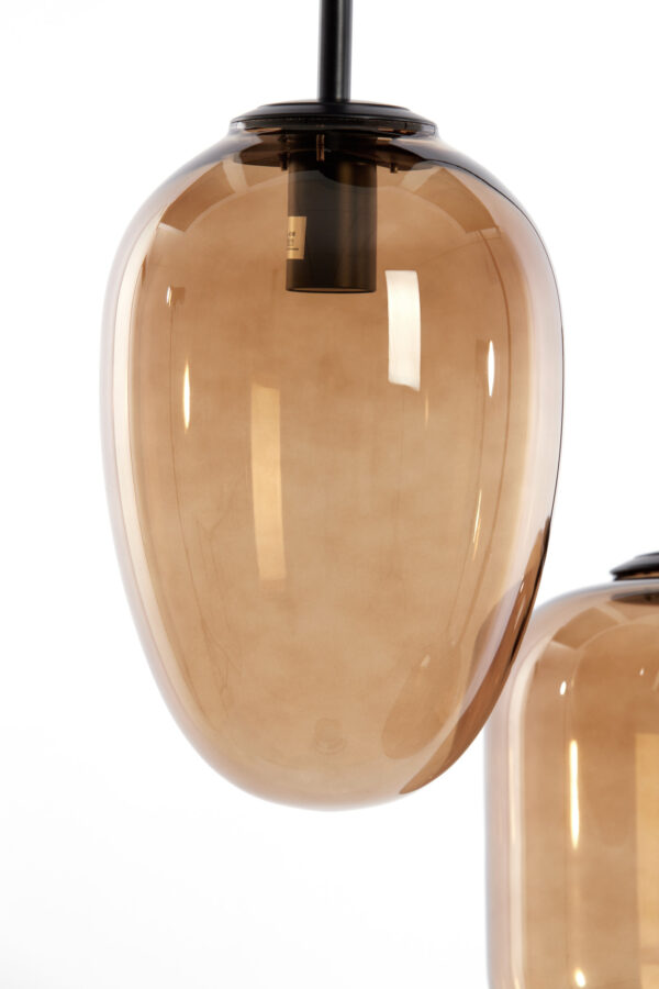 Glazen hanglamp met drie bollen Light & Living Mezza - B 30 cm - Image 4