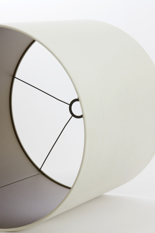 Cilindervormige stoffen lampenkap grijs Light & Living Velours - Ø 50 cm - Image 7