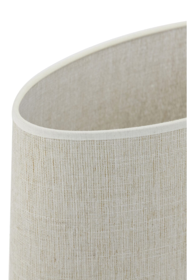 Beige lampenkap in cilindervormige stoffen Light & Living Breska - H 25 cm - Image 9