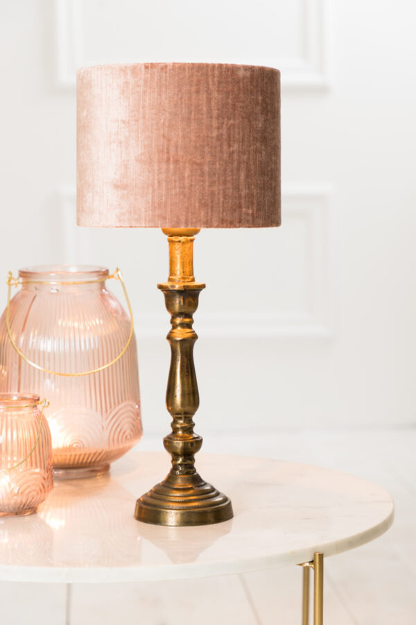 Stoffen lampenkap oudroze Light & Living Gemstone - Ø 20 cm - Image 4