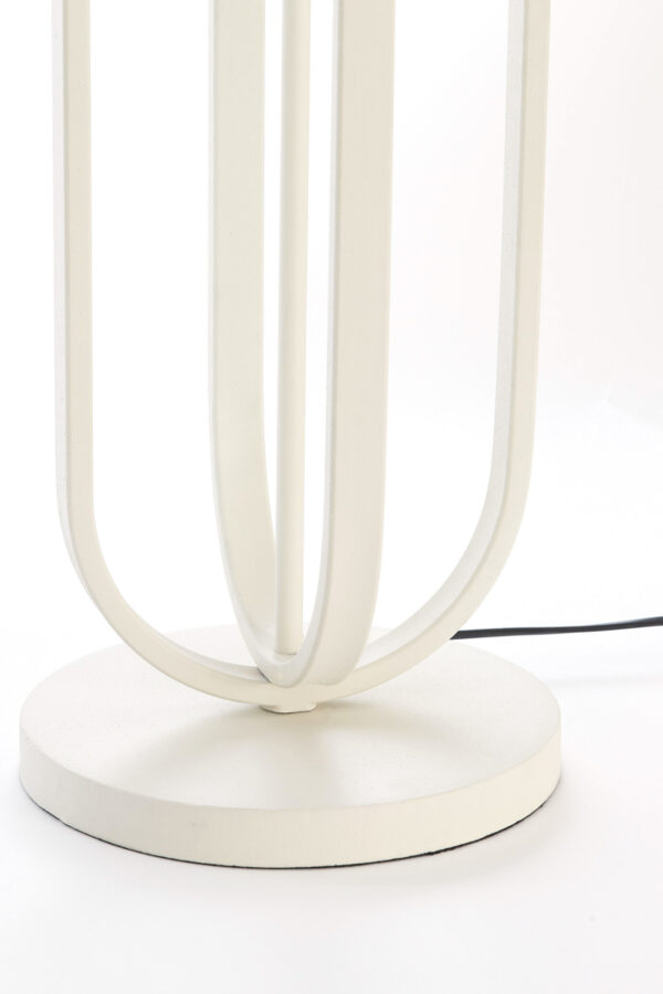 Moderne metalen lampvoet wit Light & Living Aster - H 140 cm - Image 5