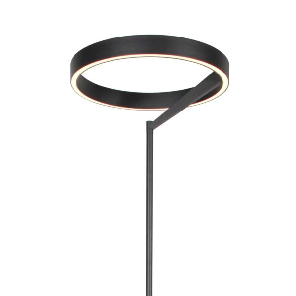 Zwarte design vloerlamp ring uplight Steinhauer Mykty - Image 14