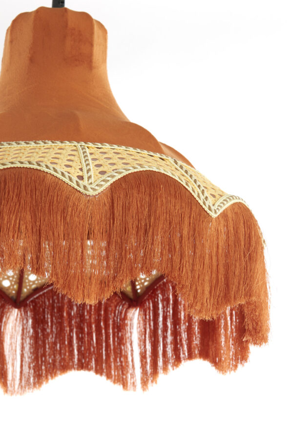 Vrolijke retro hanglamp met franjes Light & Living Mizia - Ø 40 cm - Image 3