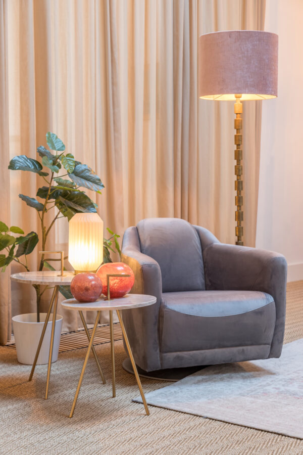 Elegante vloerlamp in groen en wit Light & Living Malinda – H 138 cm - Image 5