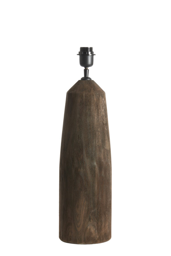 Houten lampvoet donkerbruin Light & Living Trapani - H 45 cm - Image 2