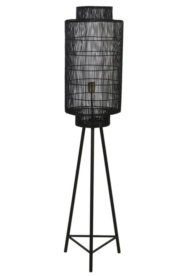 Zwarte vloerlamp op standaard Light & Living Gruaro – H 150 cm - Image 5