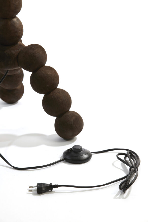 Houten lampvoet bolvormig Light & Living Veglio - H 130 cm - Image 7