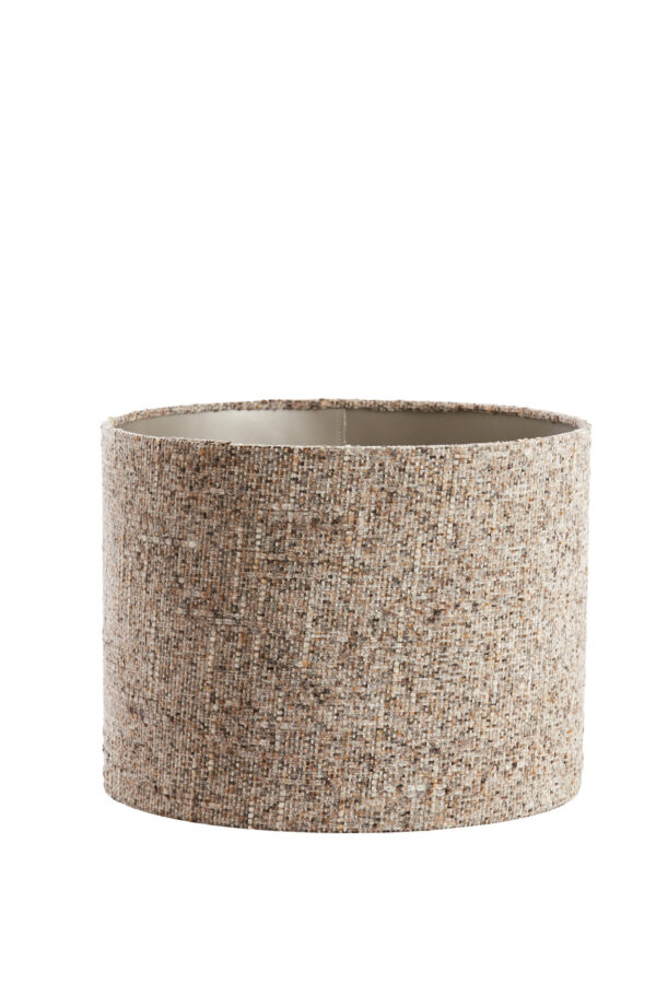 Cilindervormige beige stoffen lampenkap Light & Living Osire - Ø 40 cm - Image 2
