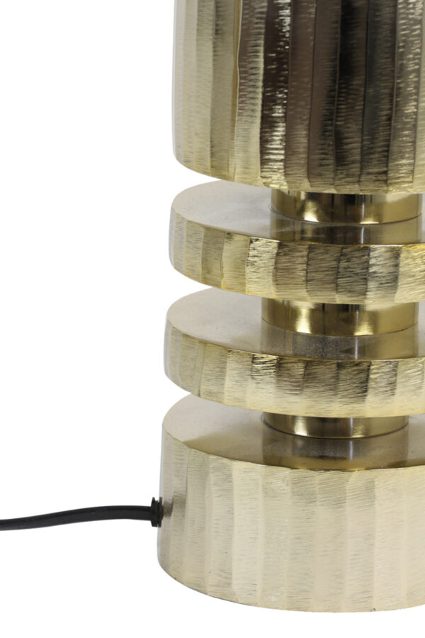 Gouden lampenvoet structuur Light & Living Jaisa - H 45 cm - Image 5