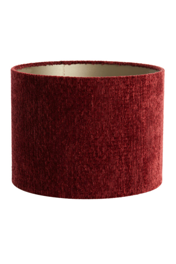Rode stoffen lampenkap cilindervormig Light & Living Ruby - Ø 40 cm - Image 2