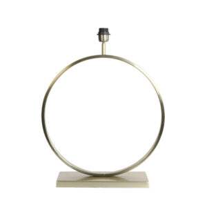 Gouden moderne ronde lampenvoet Light & Living Liva - H 62 cm