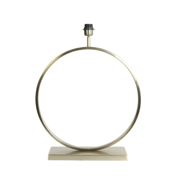 Gouden moderne ronde lampenvoet Light & Living Liva - H 62 cm