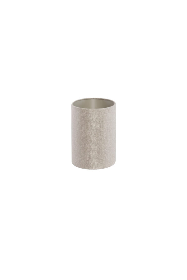 cilindervormige  beige stoffen lampenkap Light & Living Brandy - H 28 cm - Image 4