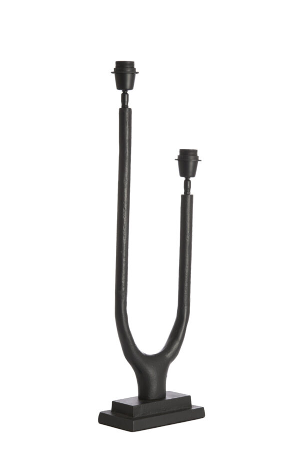 Zwarte lampvoet dubbele fitting Light & Living Gavi - H 65 cm - Image 3