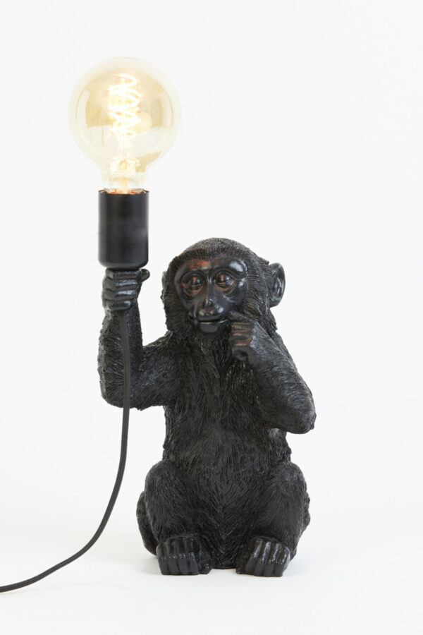 Aap tafellamp zwart Light & Living Monkey - H 34 cm - Image 8